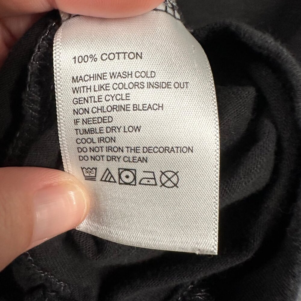 Tommy Bahama Shirt Mens Medium Black Short Sleeve Crew Neck Cotton Pocket Tee - Picture 5 of 8